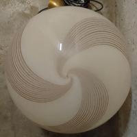 lampada vintage in vetro murano usato 