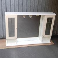 Specchiera bagno laccata 3 luci