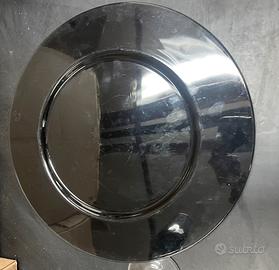 Sottopiatti in vetro nero