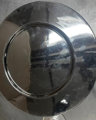 Sottopiatti in vetro nero