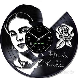 Orologio da Parete su Disco in Vinile da 33 Giri