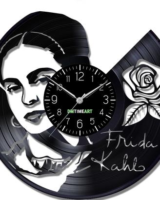 Orologio da Parete su Disco in Vinile da 33 Giri