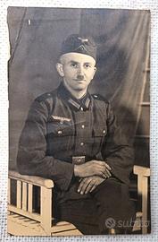 Fotografia epoca nazista con Sottufficiale "HEER"