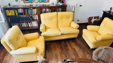 Set divano in pelle