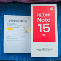 Xiaomi Note 15 5G 8/256gb NUOVO SIGILLATO