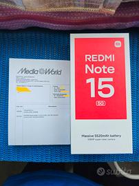 Xiaomi Note 15 5G 8/256gb NUOVO SIGILLATO