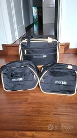 tris di borse interne x bauletti moto