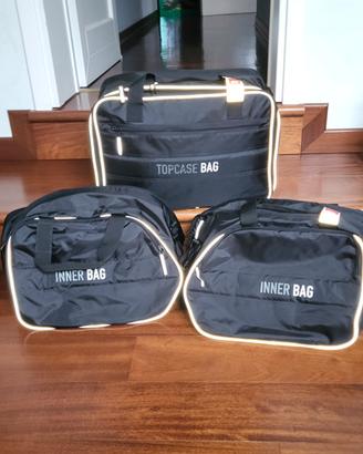 tris di borse interne x bauletti moto