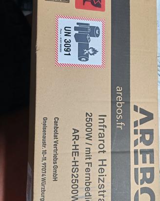 lampada a infrarossi nuova