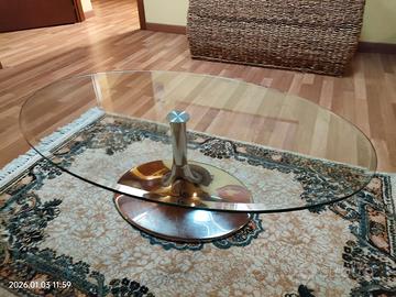 Tavolino in cristallo