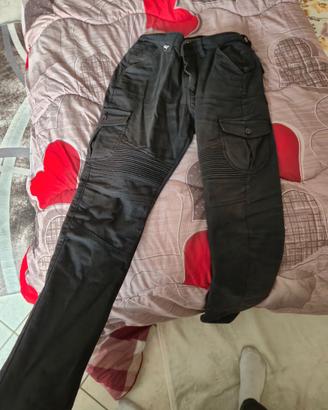 Pantaloni tecnici da moto con protezioni morbide
