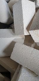 Mattone refrattario 11x7x22cm 10 pezzi