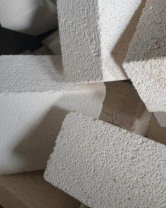 Mattone refrattario 11x7x22cm 10 pezzi