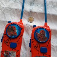 walkie talkie uomo ragno