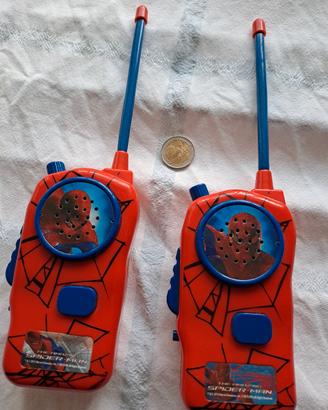 walkie talkie uomo ragno