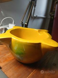 Mortaio in ceramica dipinta vintage