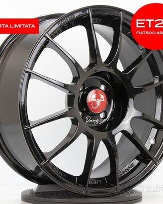 Cerchi in lega rowens xlr da 17 et25 500 abarth