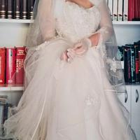 abito sposa cerimonia panna donna 44 boutique