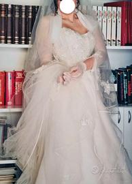 abito sposa cerimonia panna donna 44 boutique