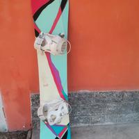 Tavola da Snowboard burton con attacchi
