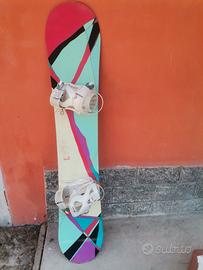 Tavola da Snowboard burton con attacchi