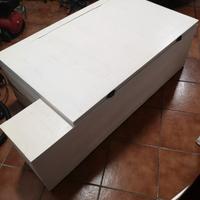 Panca in legno massello completamente fatta a mano