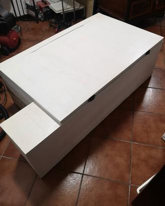 Panca in legno massello completamente fatta a mano