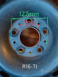 Gomme e cerchi R16 7J