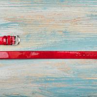 Cinturino in Pelle Laccata effetto Vernice Baume &