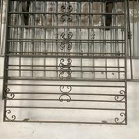 Due pannelli recinzione decorativa in ferro battut