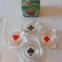POKER SET POSACENERI BORMIOLI