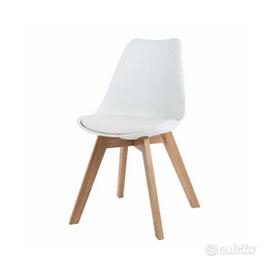 Sedia LEA - Sedia stile scandinavo in Faggio e