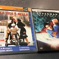 2 Dvd “ La vita è bella “ Superman”