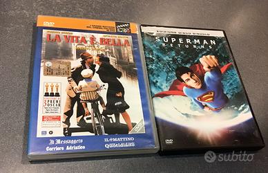 2 Dvd “ La vita è bella “ Superman”