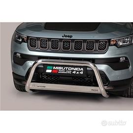Jeep Compass/Hybrid 2022> Bull Bar e pedane inox