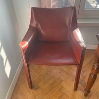 Coppia poltrone Cassina 413 Cab di Mario Bellini