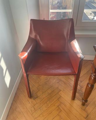 Coppia poltrone Cassina 413 Cab di Mario Bellini
