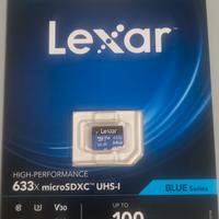 Micro SDXC  Lexar nuova