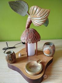 lampada con posacenere vintage 