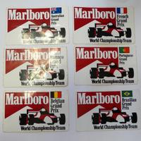 Collezione 15 adesivi vintage Formula 1