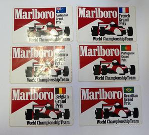 Collezione 15 adesivi vintage Formula 1