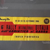 Insegna Rally internazionale Marzotto 1969