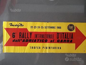 Insegna Rally internazionale Marzotto 1969