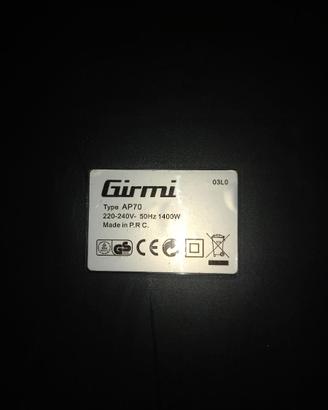 Aspirapolvere Girmy con filtro e contenitore rigid