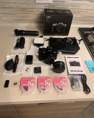 Fotocamera Digitale NBD S100 64MP 4K WiFi