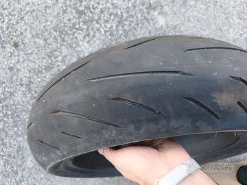 Coppia Gomme Bridgestone S22 190/55 + 120/70 usate