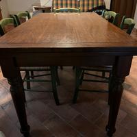 Tavolo in legno stile Arte Povera