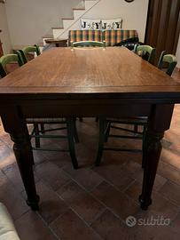 Tavolo in legno stile Arte Povera