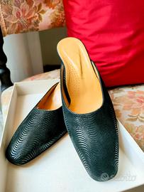 Sabot cuoio e pelle tg 36