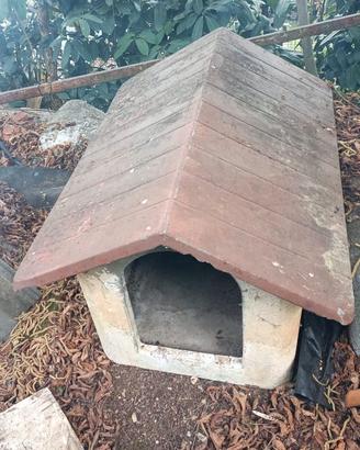 Cuccia per cani in cemento